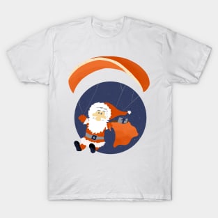 Paragliding Santa T-Shirt